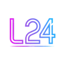 Launch24 Logo - A stylized '24' inside a circle